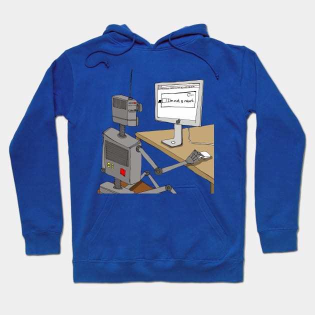 Robot Captcha Hoodie by lehrerboys